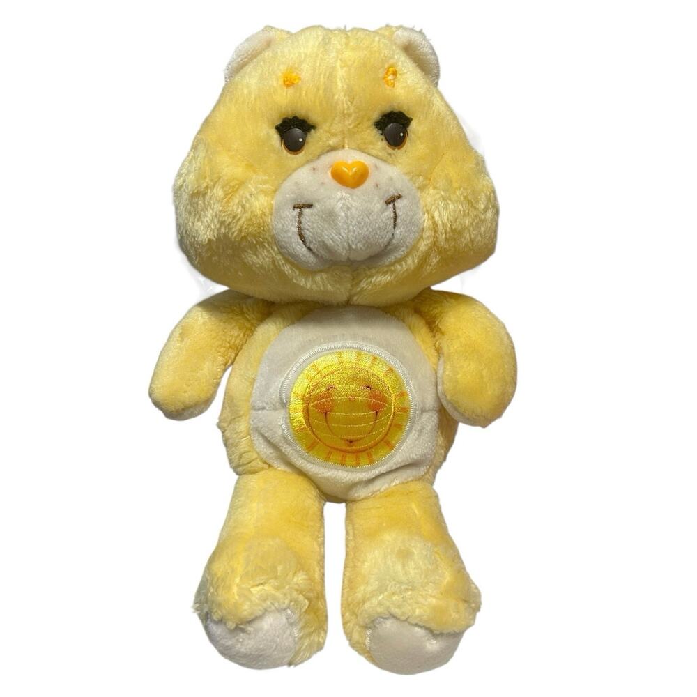 Kenner Funshine Care Bear American Greetings 1983 Vintage Plush 13” Yellow Sun